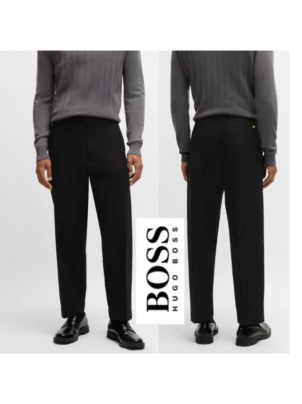 Hugo Boss Black Paddys Pants Size 38R Straight Fit Classic Style Versatile